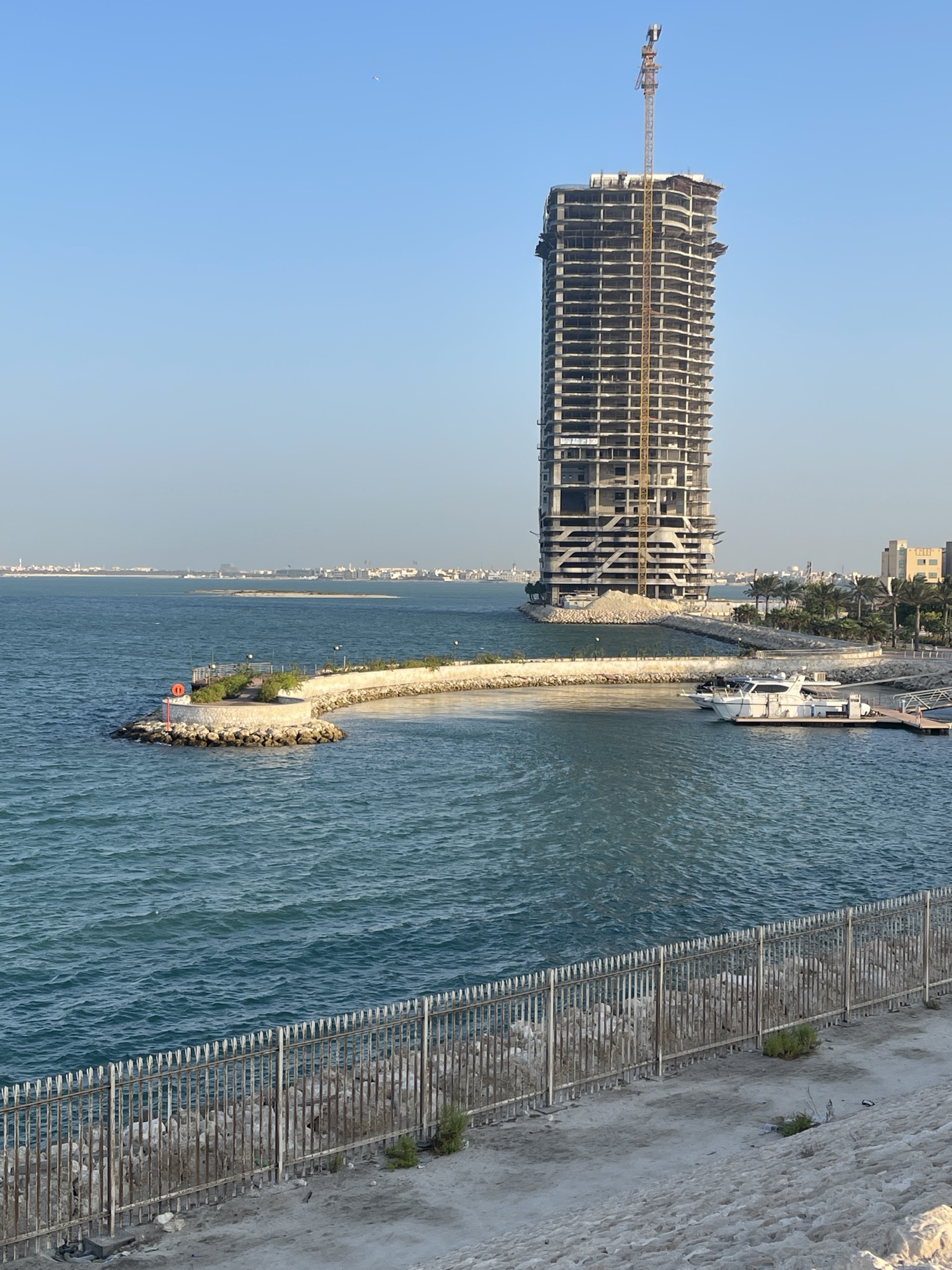 unfinished building in HIdd bahrain