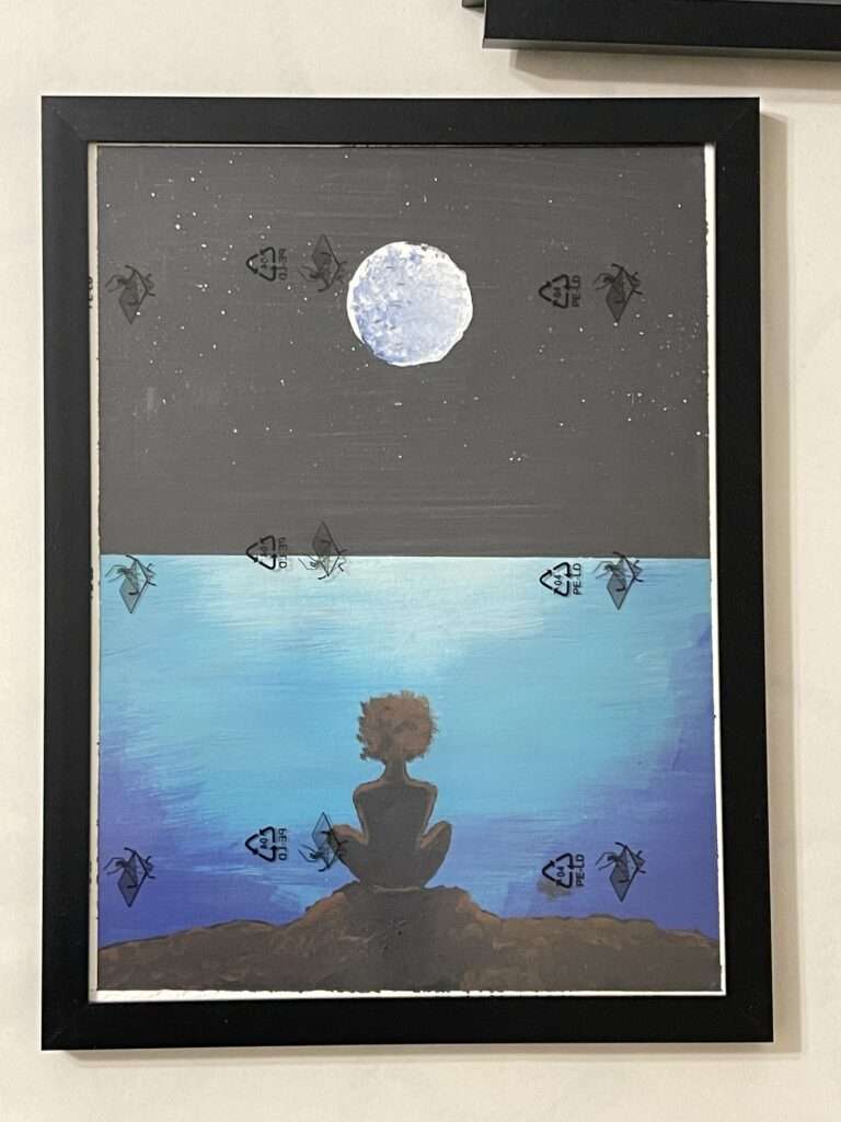 hand crafted acrylic painting by William Moncrease