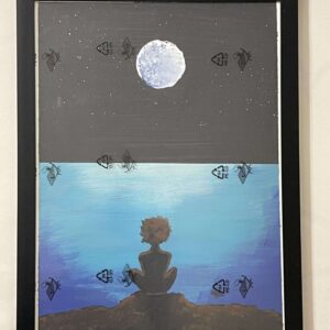 hand crafted acrylic painting by William Moncrease