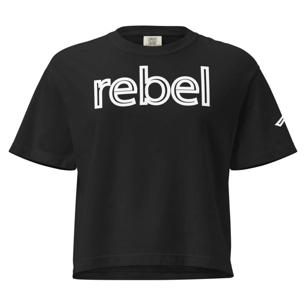 Rebel X Boxy Tee-shirt for ladies