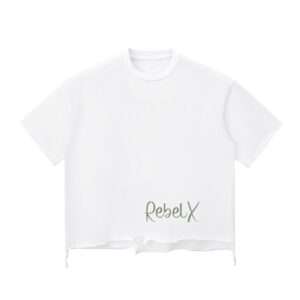 The Moonflower Tee. | Snow Wash Raw-Hem Boxy T-shirt