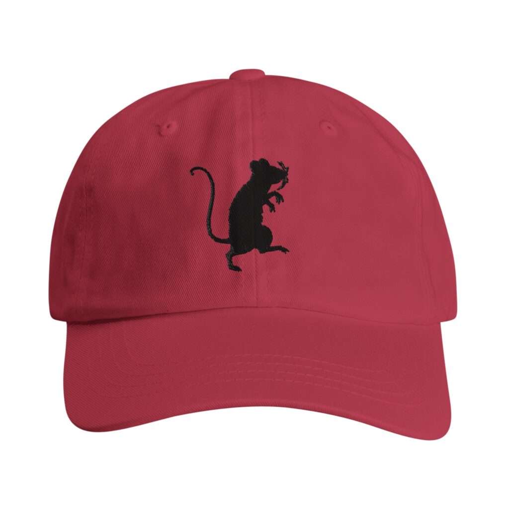 Adult Cranberry Low-Profile Cotton Twill Dad Cap |