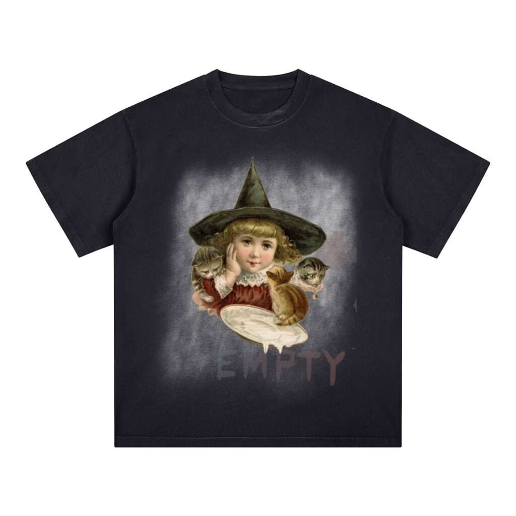 Square Patch Washed T-Shirt