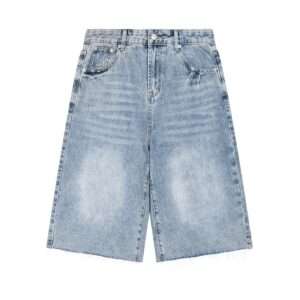 Men’s Vintage Wide Leg Denim Shorts