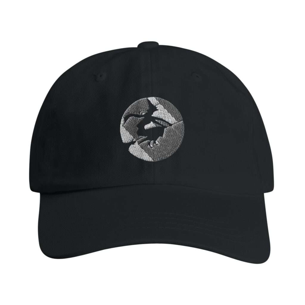Adult Low-Profile Cotton Twill Dad Cap | Black Witch Edition